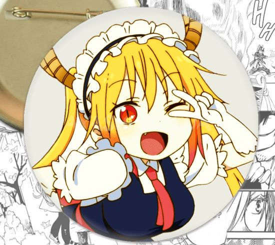 Значок Kobayashi-san Chi no Maid Dragon 000290 Значок Kobayashi-san Chi no Maid Dragon 000290