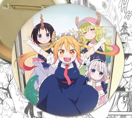 Значок Kobayashi-san Chi no Maid Dragon 000292 Значок Kobayashi-san Chi no Maid Dragon 000292