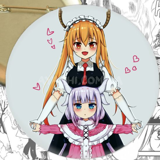 Значок Kobayashi-san Chi no Maid Dragon 000293 Значок Kobayashi-san Chi no Maid Dragon 000293