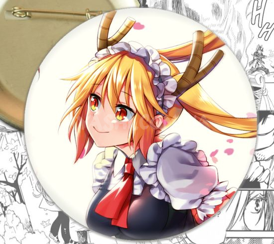 Значок Kobayashi-san Chi no Maid Dragon 000294 Значок Kobayashi-san Chi no Maid Dragon 000294