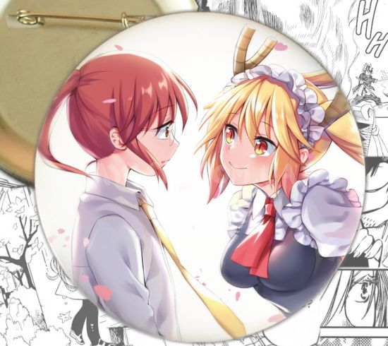 Значок Kobayashi-san Chi no Maid Dragon 000295 Значок Kobayashi-san Chi no Maid Dragon 000295