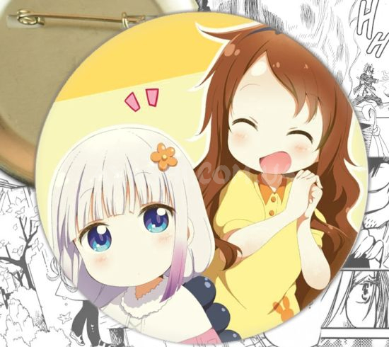 Значок Kobayashi-san Chi no Maid Dragon 000301 Значок Kobayashi-san Chi no Maid Dragon 000301