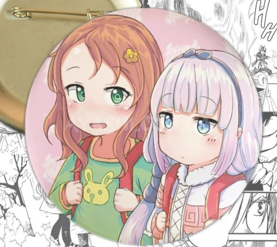 Значок Kobayashi-san Chi no Maid Dragon 000302 Значок Kobayashi-san Chi no Maid Dragon 000302