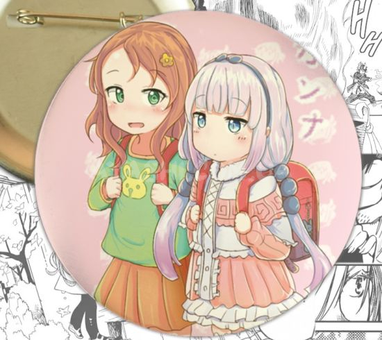 Значок Kobayashi-san Chi no Maid Dragon 000303 Значок Kobayashi-san Chi no Maid Dragon 000303