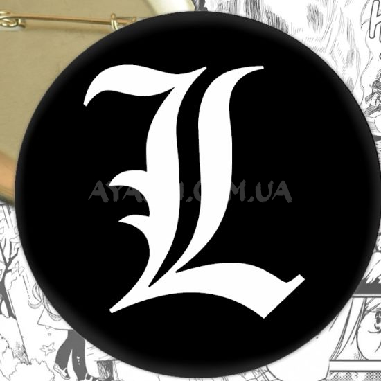 Значок Death Note 000393 Значок Death Note 000393