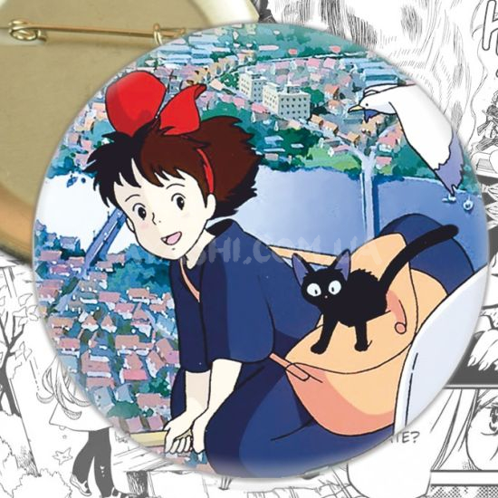 Значок Ghibli Studio:Kiki's Delivery 000412 Значок Ghibli Studio:Kiki's Delivery 000412