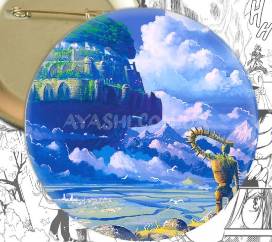 Значок Небесный замок Лапута 000426 Значок Небесный замок Лапута 000426