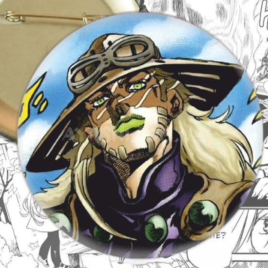 Значок Jojo's Bizarre Adventure 004277 Джулілус Цезар Цеппелі  Значок Jojo's Bizarre Adventure 004277 Джулілус Цезар Цеппелі 