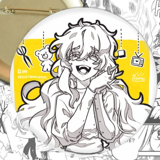 Значок Hello Charlotte 004281 Шарлотта Значок Hello Charlotte 004281 Шарлотта