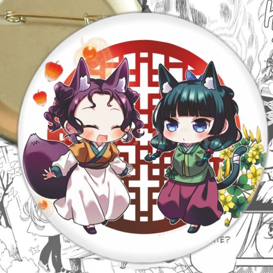 Значок Kusuriya no Hitorigoto 004324 Шісуй та Маомао Значок Kusuriya no Hitorigoto 004324 Шісуй та Маомао