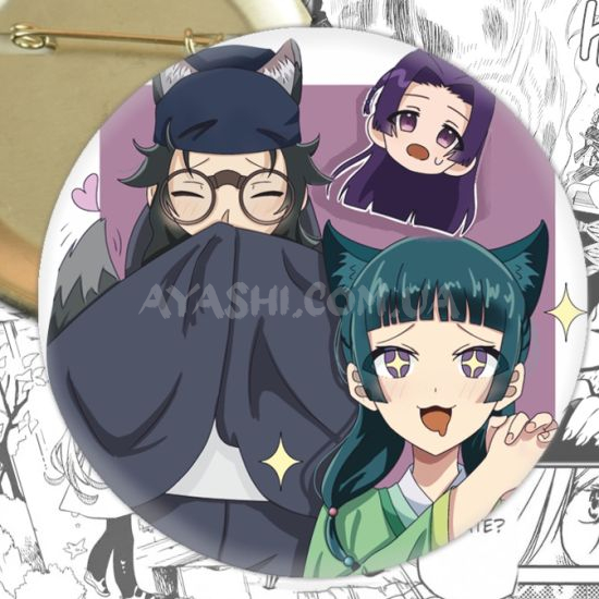 Значок Kusuriya no Hitorigoto 004326 Маомао та Рахан Значок Kusuriya no Hitorigoto 004326 Маомао та Рахан