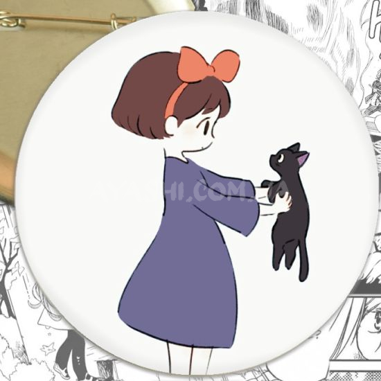 Значок Ghibli Studio:Kiki's Delivery 000439 Значок Ghibli Studio:Kiki's Delivery 000439