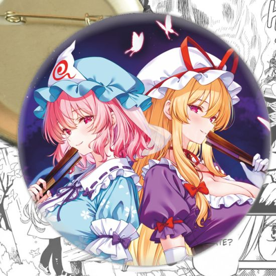 Значок Touhou Project 004411 Юкарі, Ююко  Значок Touhou Project 004411 Юкарі, Ююко 