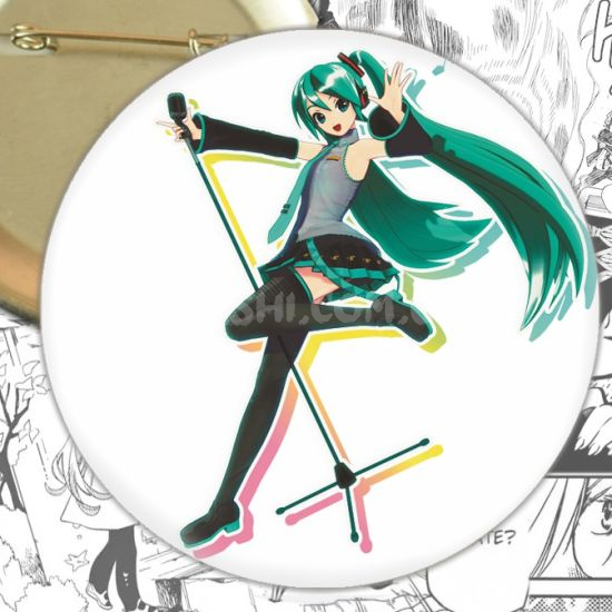 Значок Hatsune Miku 000444  Значок Hatsune Miku 000444 