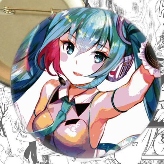 Значок Hatsune Miku 000446  Значок Hatsune Miku 000446 