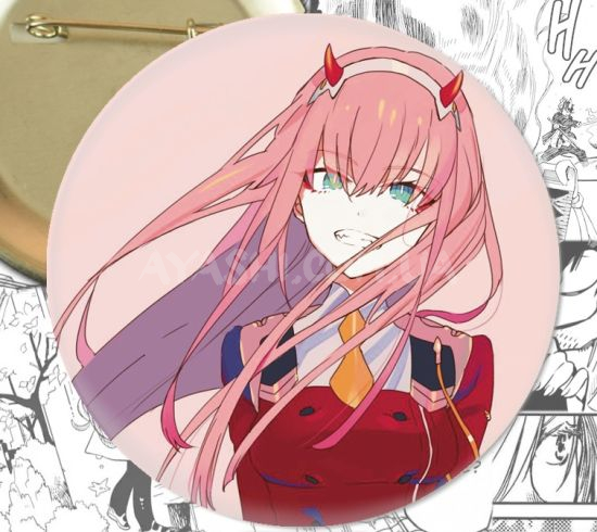 Значок Darling in the Franxx 000461 Значок Darling in the Franxx 000461