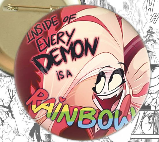 Значок Hazbin Hotel 000666 Значок Hazbin Hotel 000666