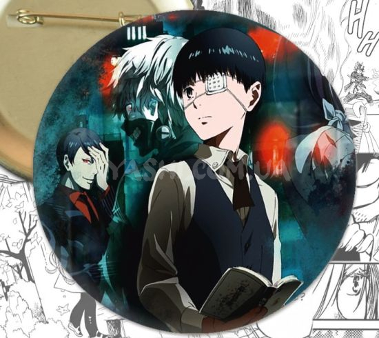 Значок Tokyo Ghoul 000739 Значок Tokyo Ghoul 000739