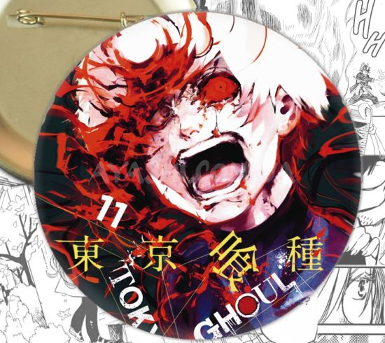 Значок Tokyo Ghoul 000740 Значок Tokyo Ghoul 000740