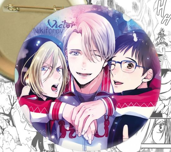 Значок Yuri!!! on Ice 000805 Значок Yuri!!! on Ice 000805