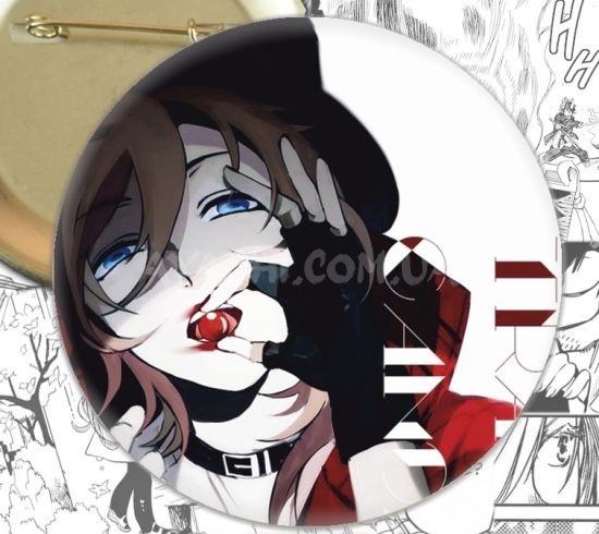 Значок Bungo Stray Dogs 000816 Значок Bungo Stray Dogs 000816