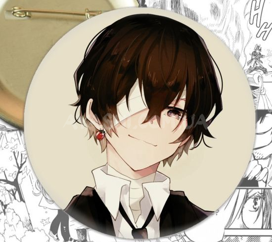 Значок Bungo Stray Dogs 000825 Значок Bungo Stray Dogs 000825