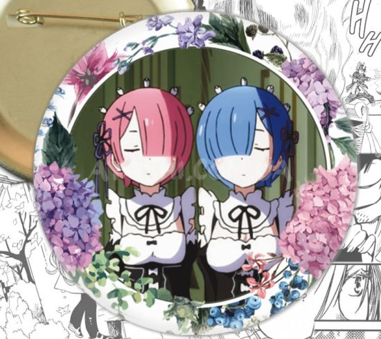 Значок Re Zero 000987 Значок Re Zero 000987