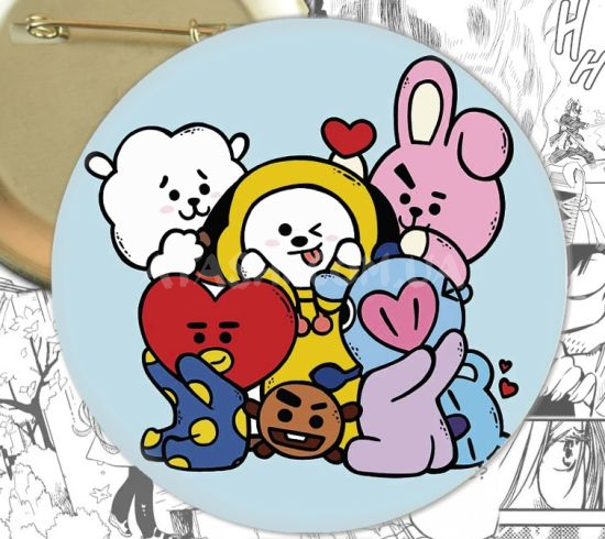 Значок BTS 001014 Значок BTS 001014