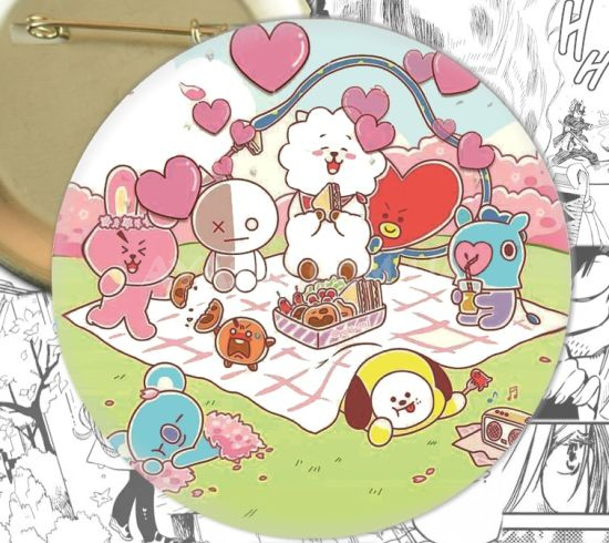 Значок BTS 001017 Значок BTS 001017