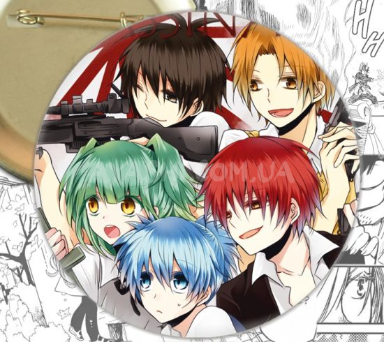 Значок Assassination Classroom 001041 Значок Assassination Classroom 001041