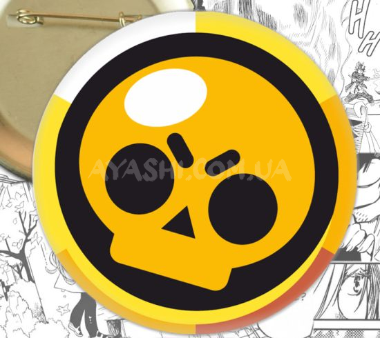 Значок Brawl Stars 001044 Значок Brawl Stars 001044