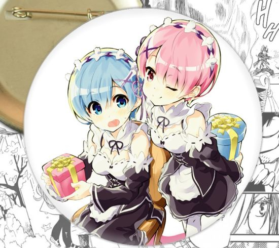 Значок Re Zero 001112 Значок Re Zero 001112