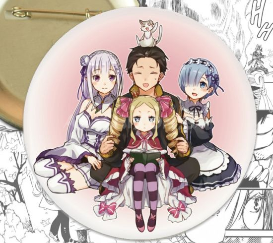 Значок Re Zero 001119 Значок Re Zero 001119