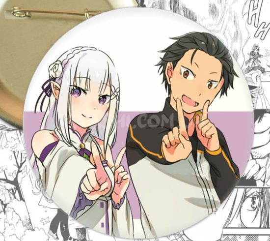 Значок Re Zero 001126 Значок Re Zero 001126