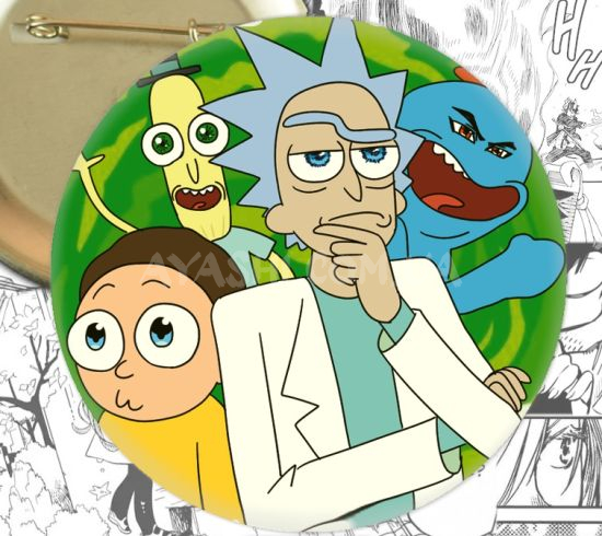 Значок Rick and Morty 001138 Значок Rick and Morty 001138