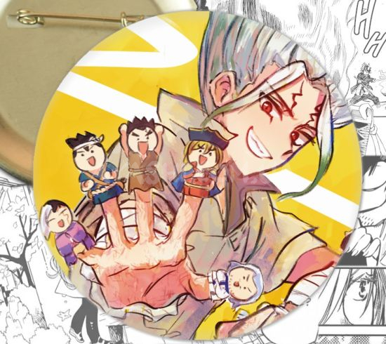 Значок Dr Stone  001172 Значок Dr Stone  001172