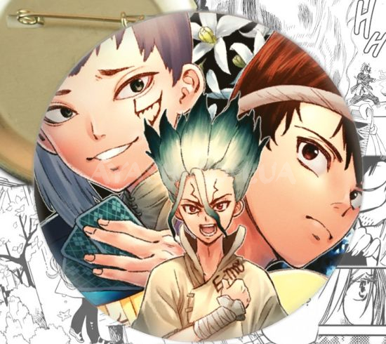 Значок Dr Stone  001175 Значок Dr Stone  001175