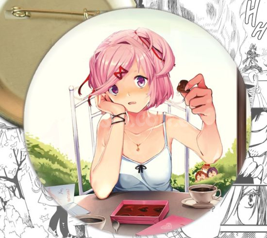 Значок Doki Doki Literature Club! 001298 Значок Doki Doki Literature Club! 001298