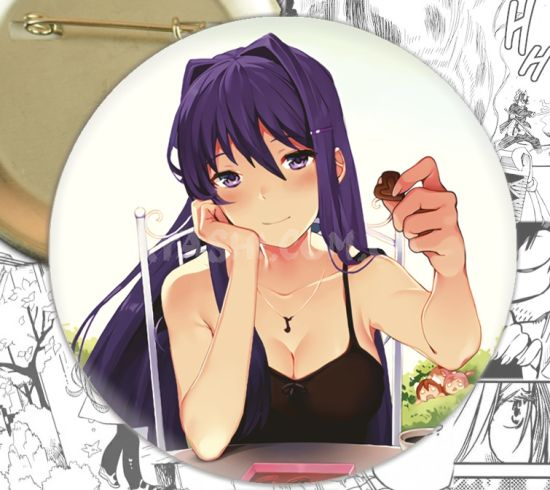 Значок Doki Doki Literature Club! 001301  Значок Doki Doki Literature Club! 001301 