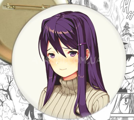 Значок Doki Doki Literature Club! 001303  Значок Doki Doki Literature Club! 001303 