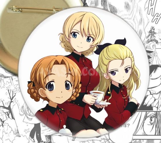 Значок Girls und Panzer 001365 Значок Girls und Panzer 001365