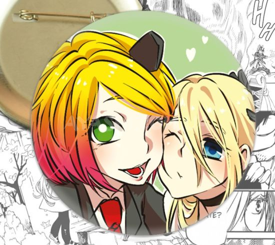 Значок Satsuriku no Tenshi 001417 Значок Satsuriku no Tenshi 001417