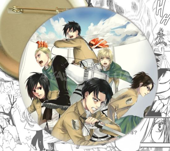 Значок Attack on Titan 001528 Значок Attack on Titan 001528