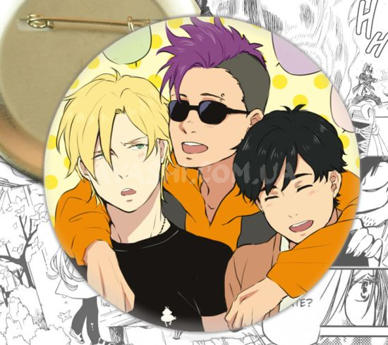 Значок Banana Fish 001597 Значок Banana Fish 001597