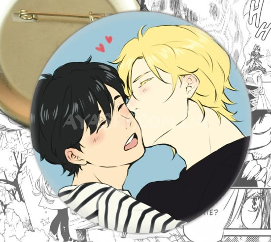 Значок Banana Fish 001588 Значок Banana Fish 001588