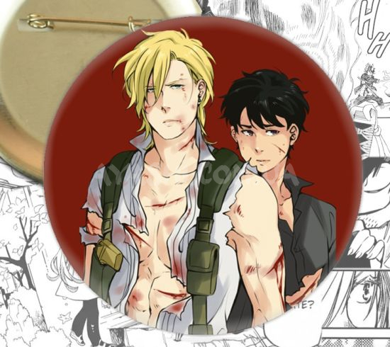 Значок Banana Fish 001589 Значок Banana Fish 001589
