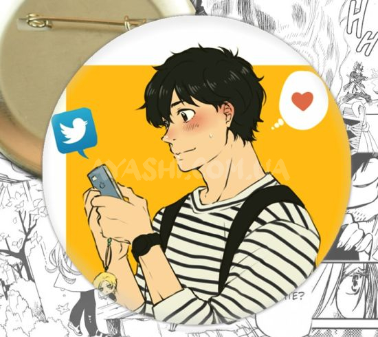 Значок Banana Fish 001592 Значок Banana Fish 001592