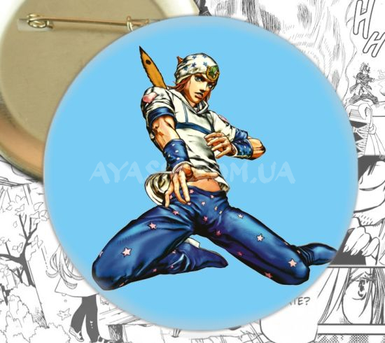 Значок Jojo's Bizarre Adventure 001916 Значок Jojo's Bizarre Adventure 001916