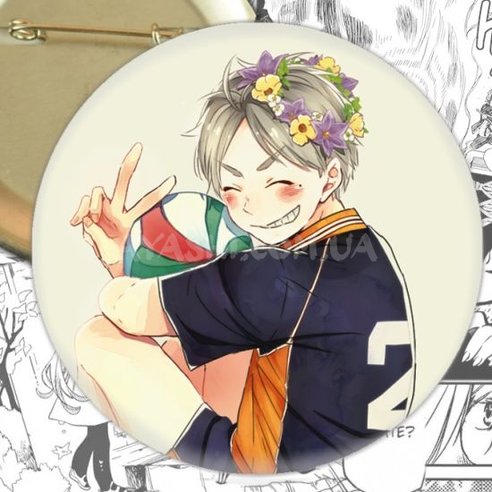 Значок Haikyuu!! 001996 Значок Haikyuu!! 001996