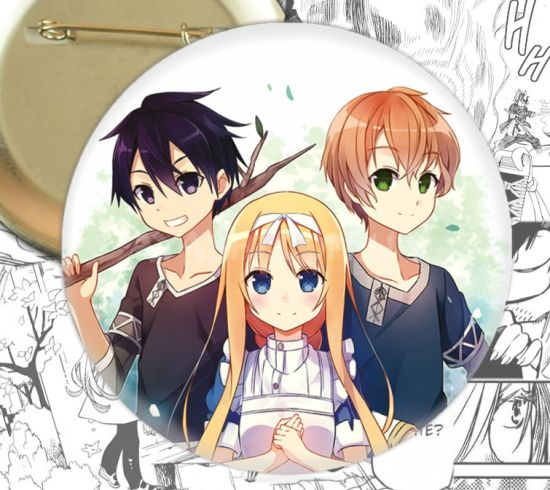 Значок Sword Art Online 002156 Значок Sword Art Online 002156